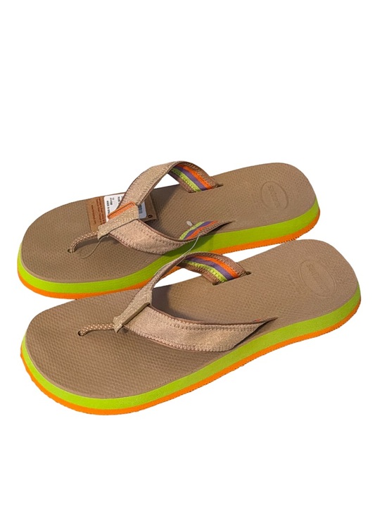 Havaianas Urban Fusion II Sandals NWT
Women’s 11/12, Tan/?/Multi main image 7